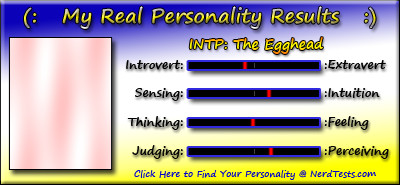 Take the Fun Personality Test @ NerdTests.com
