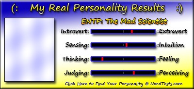 Take the Fun Personality Test @ NerdTests.com