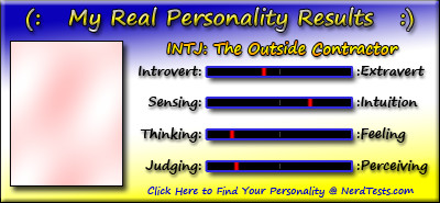 Take the Fun Personality Test @ NerdTests.com