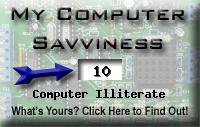 My computer geek score is greater than 10% of all people in the world! How do you compare? Click here to find out!