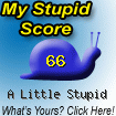 The Stupid Quiz said I am "A Little Stupid!" How stupid are you? Click here to find out!