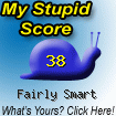 The Stupid Quiz said I am "Fairly Smart!" How Not Stupid are you? Click here to find out!