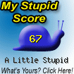 The Stupid Quiz said I am "A Little Stupid!" How stupid are you? Click here to find out!