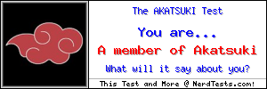 The Akatsuki Test -- Make and Take a Fun Test @ NerdTests.com's User Tests!