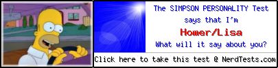 The simpson personality  Test -- Create and Take a Fun Test @ NerdTests.com's User Tests!