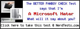 The Better Fanboy Check Test -- Create and Take a Fun Test @ NerdTests.com's User Tests!