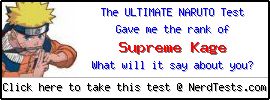 The Ultimate Naruto Test -- Make and Take a Fun Test @ NerdTests.com's User Tests!