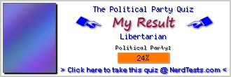 The Political Party Quiz -- Make and Take a Fun Test @ NerdTests.com's User Tests!