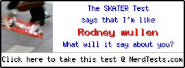 The skater Test -- Create and Take a Fun Quiz @ NerdTests.com's User Tests!
