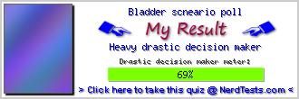 Bladder scneario poll -- Create and Take a Fun Test @ NerdTests.com's User Tests!