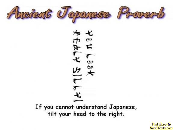 Japanese Proverb