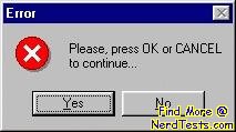 Windows Error Message