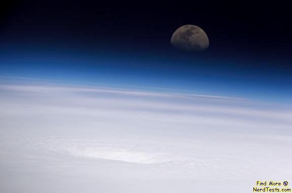 Hurricane from ISS