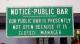 Public Bar Notice